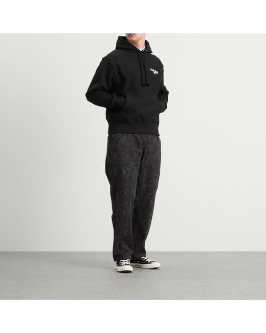 Service Works Black Trademark Hoodie for men
