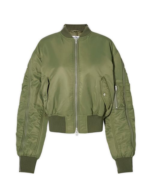 Acne Green Bomber Jacket