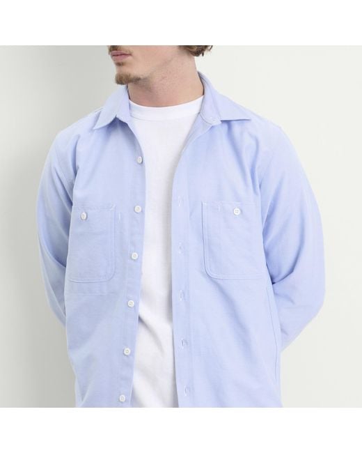 Randy's Garments Blue Randy's Garments Inc. 3 Pocket Work Shirt for men