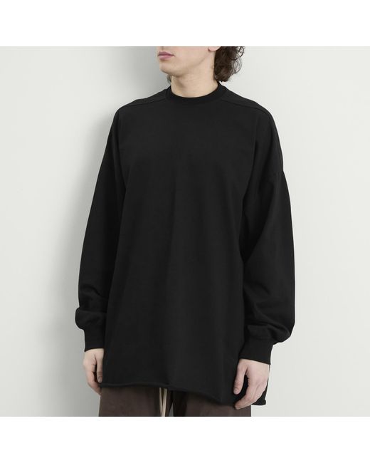 Rick Owens Black Long Sleeve Tommy T T-Shirt for men