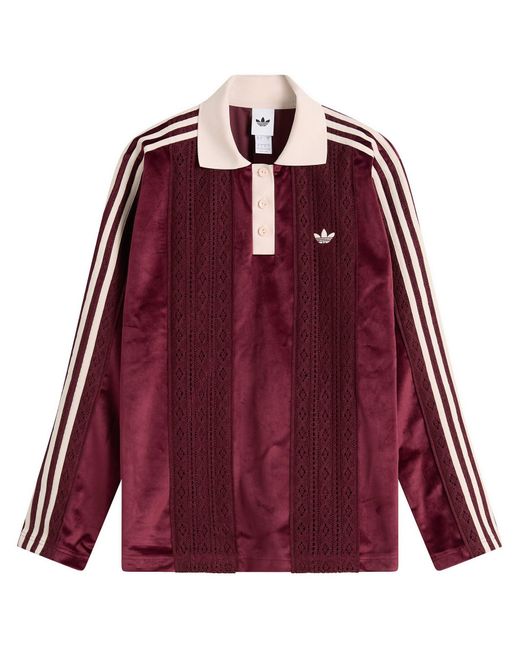 Adidas Red Long Sleeve Jersey
