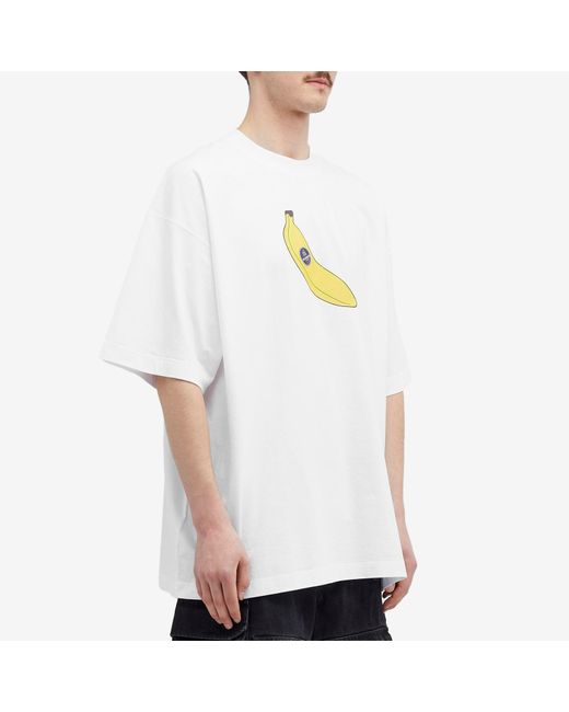 Vetements White Banana T-Shirt for men
