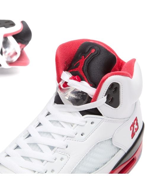 Nike White 5 Retro Og Sneaker for men