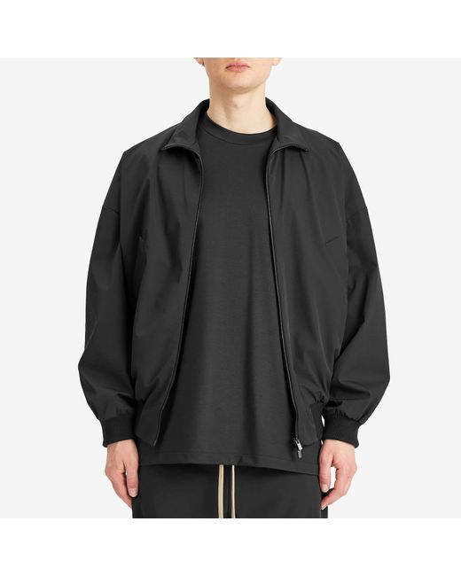 Fear Of God Black High Neck Technical Track Jacket for men