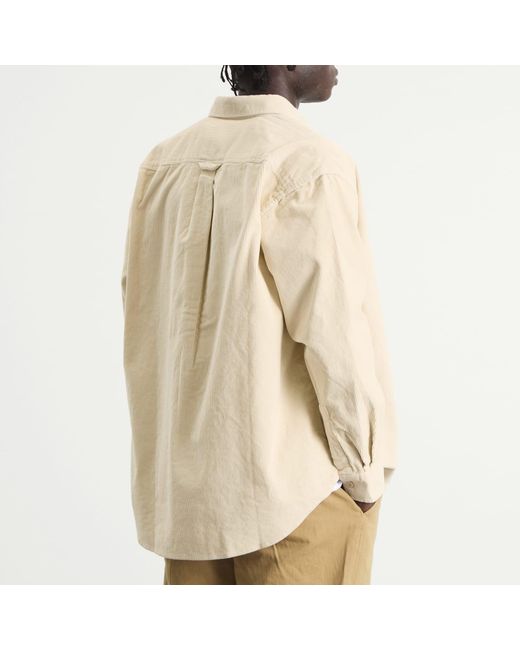 FRIZMWORKS Natural Og Corduroy Shirt for men