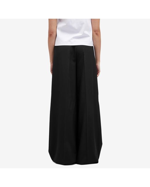Max Mara Black Ninfa Wool Trousers
