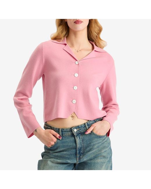 Rixo Pink Aara Cardigan