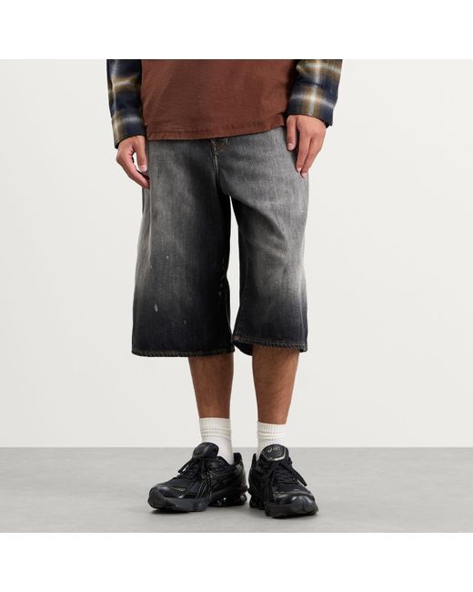 Acne Gray Judda Trafalgar Denim Shorts for men