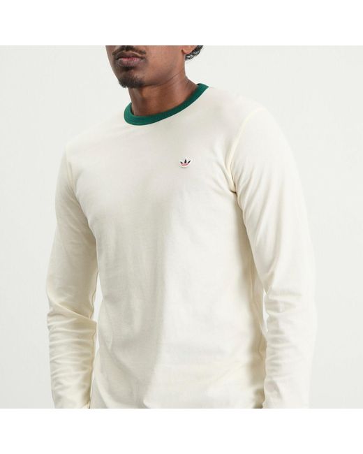 Adidas White X Clot Rib T-Shirt for men