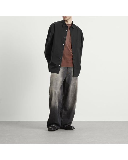 Acne Black Selvedge Edge Shirt for men