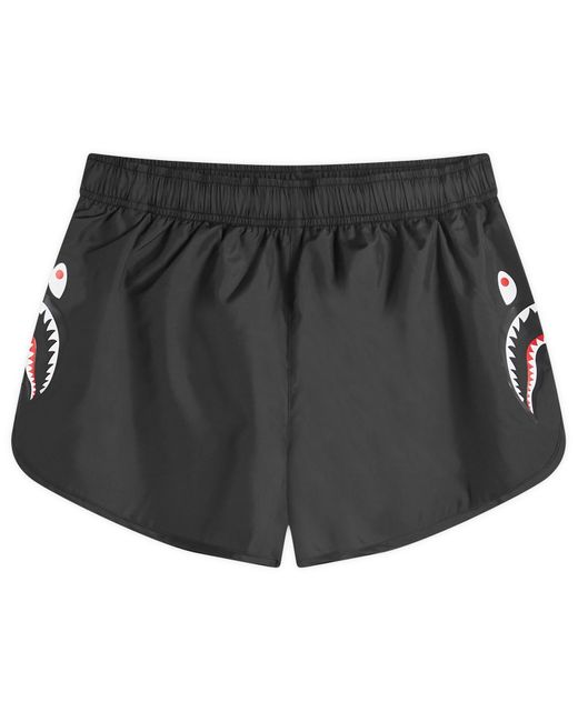 A Bathing Ape Black Shark Running Shorts