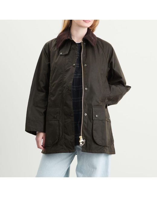 Barbour Black Beaufort Wax Jacket