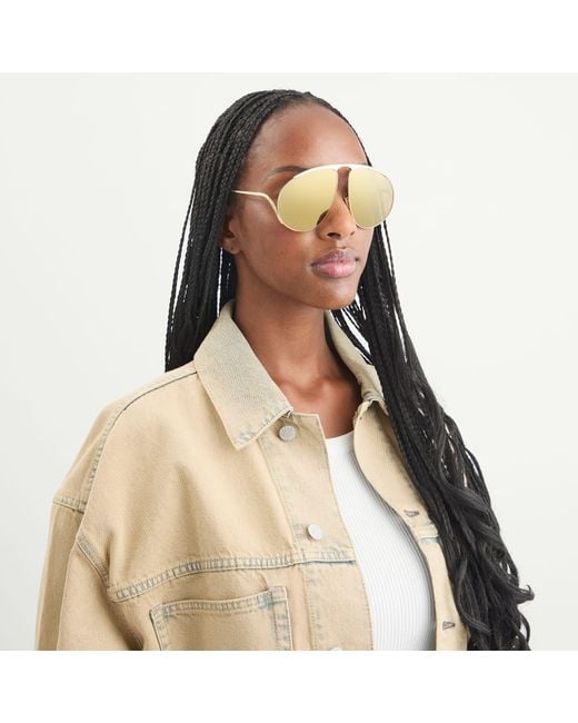 Loewe Natural Signature Pilot Sunglasses