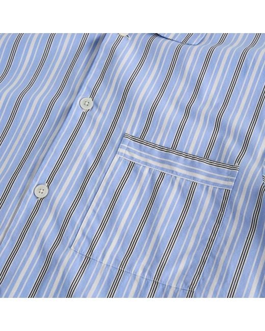 Tekla Blue Sleep Shirt