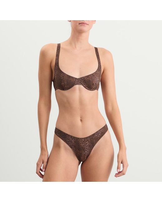 Fruity Booty Brown Leopard Bra