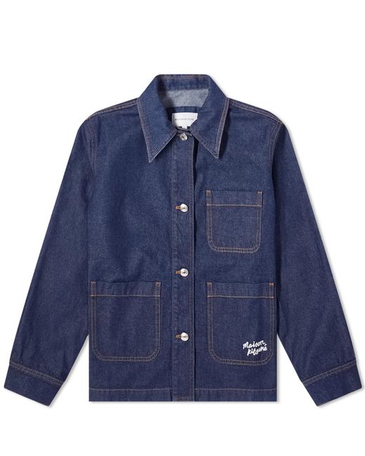 Maison Kitsuné Blue Workwear Denim Jacket