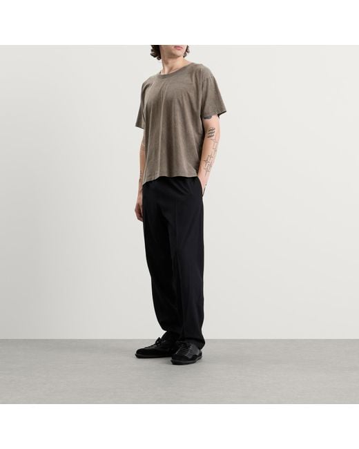 Maison Margiela Black Mm6 Tailored Trousers for men