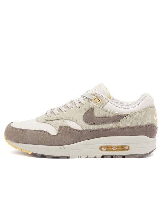 Nike White Air Max 1 Prem Sneaker for men