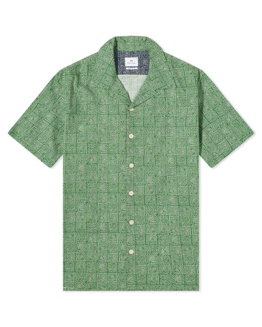 Paul Smith Green Print Vacation Shirt for men