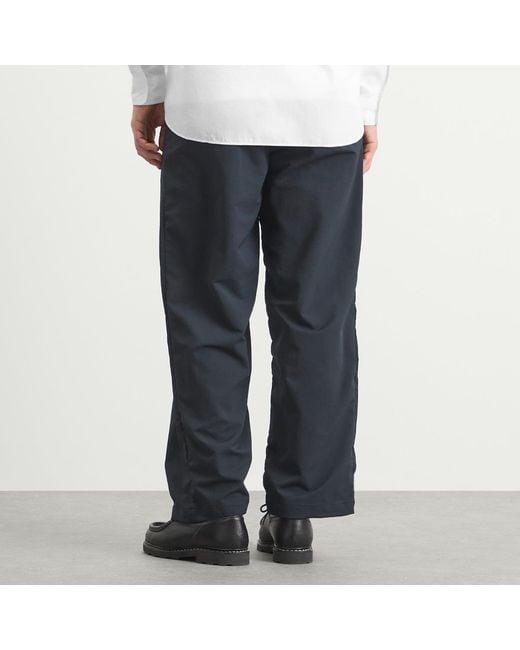 Nanamica Blue Alphadry Club Trousers for men