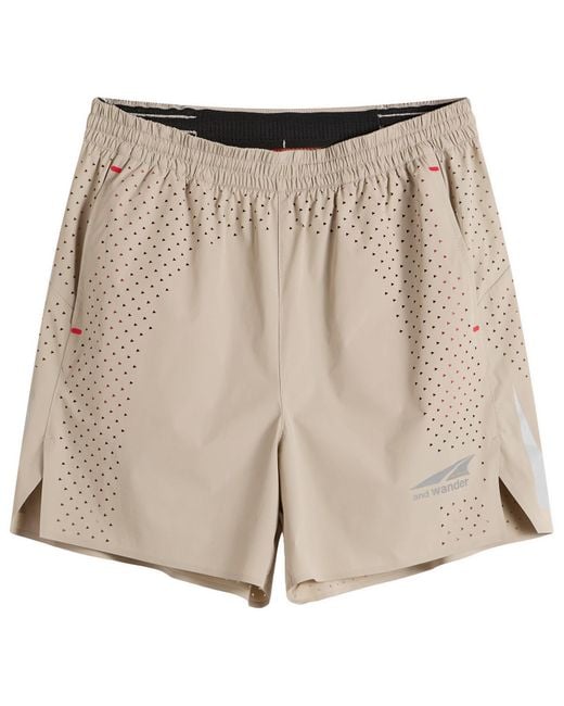 And Wander Natural X Altra Ventilation Shorts for men
