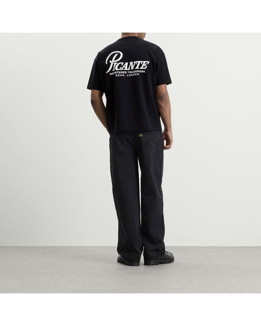Picante Black Record T-Shirt for men