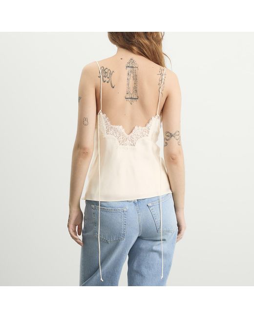 Rohe Natural Lace Silk Camisole
