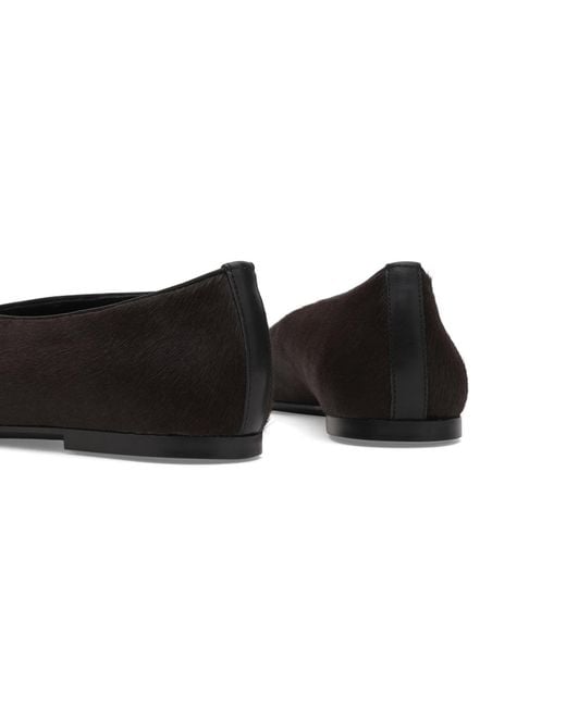 Vagabond Black Vagabond Aleya Pony Hair Leather Ballet