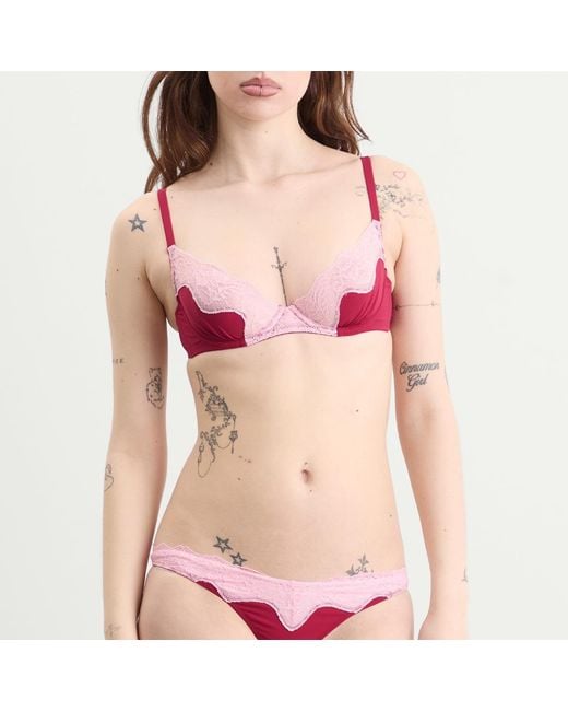 Fruity Booty Pink Lacie Thong