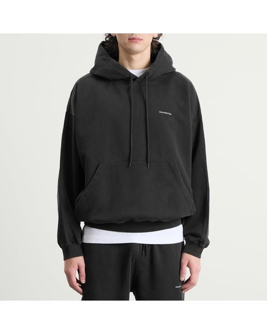 Cole Buxton Black Mini Logo Hoodie for men