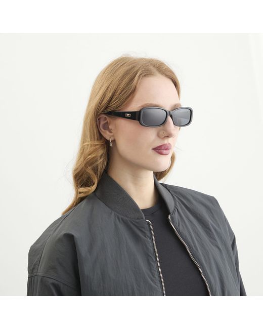 Le Specs Gray Gigglemug Sunglasses
