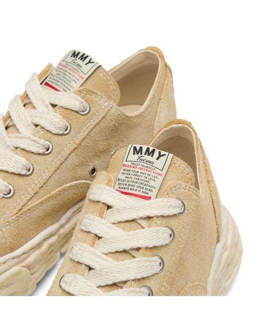 Maison Mihara Yasuhiro Natural Peterson 23 Vintage Suede Low-Top for men