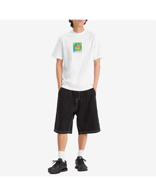 Butter Goods White Daisy T-Shirt for men
