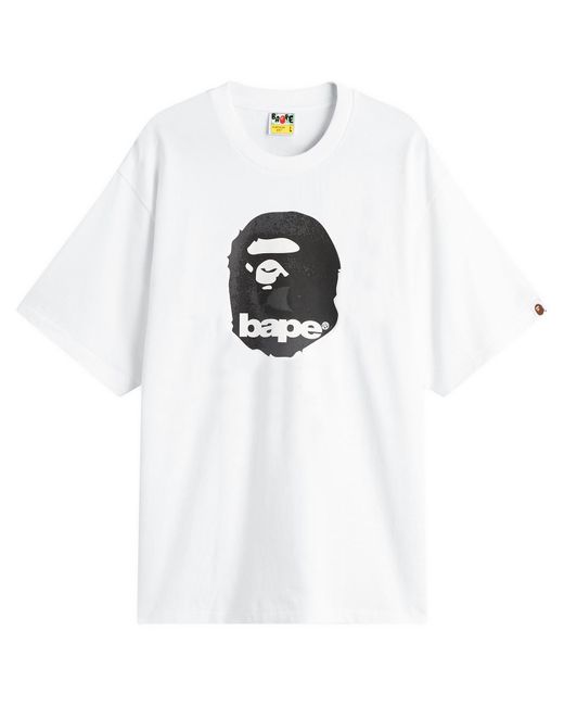 A Bathing Ape White Ape Head T-Shirt for men
