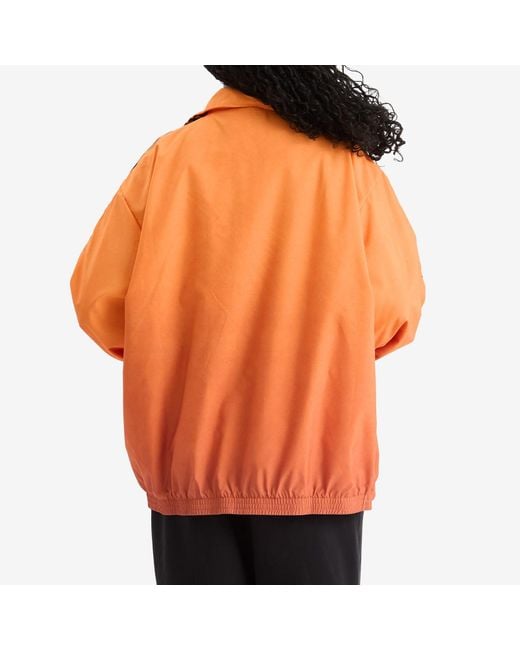 adidas Firebird Oversized Track Top in Orange | Lyst