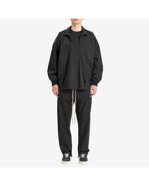 Fear Of God Black High Neck Technical Track Jacket for men