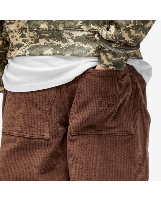 Dime Brown Classic Baggy Cord Pant for men