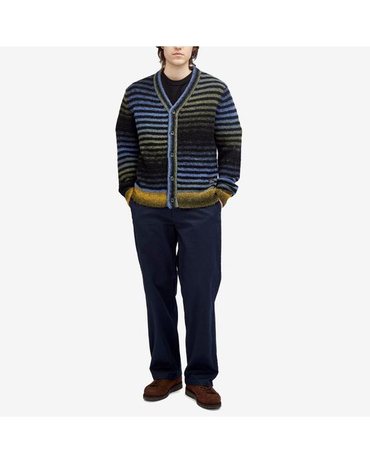 Paul Smith Blue Stripe Cardigan for men