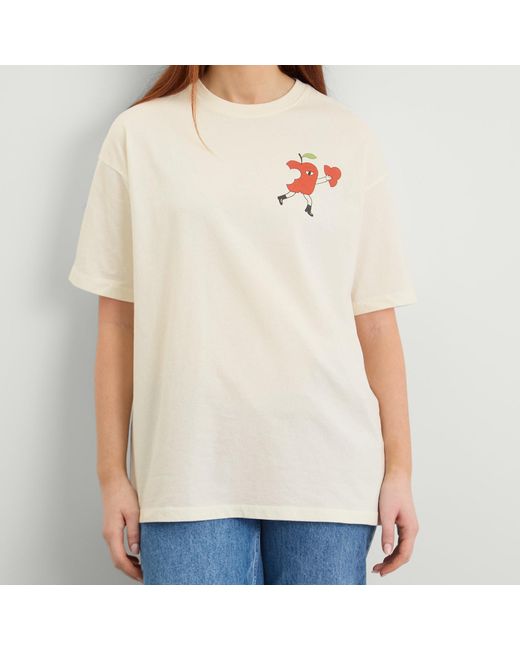 Damson Madder White Apple Peel Short Sleeve Shirt