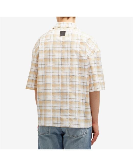 Loewe ロエベ / Check Short Sleeve Shirt m_5001257936_09