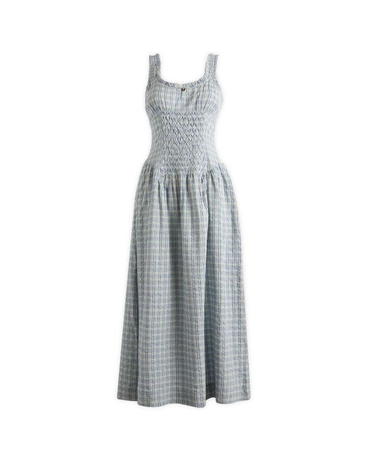 Damson Madder Gray Mallory Midi Dress