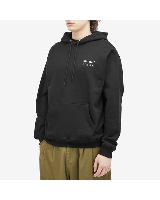 POLAR SKATE Black Dave Discoteque Hoodie for men