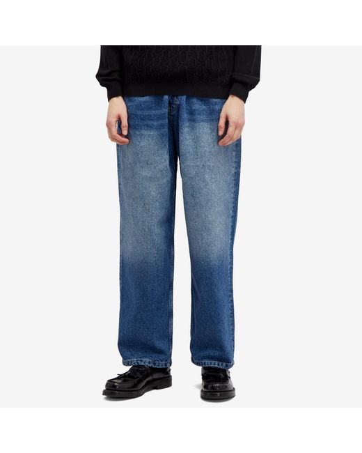 Fucking Awesome Blue Fecke Baggy Jeans for men