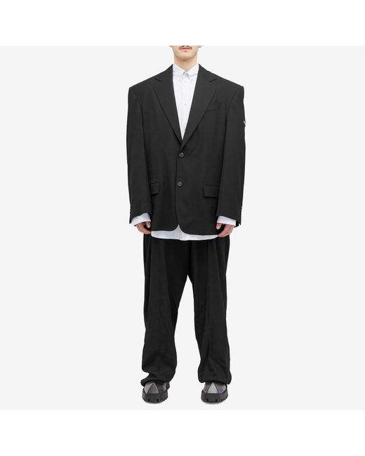 Balenciaga Black Runway Skater Tailored Jacket for men