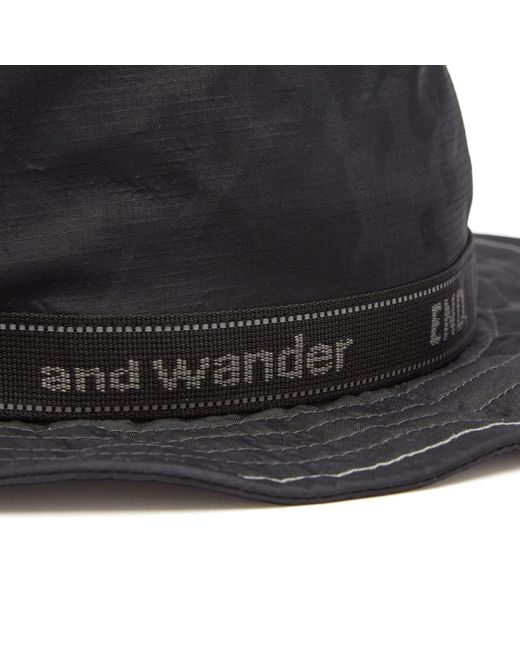 And Wander Black End. X 3L Print Hat