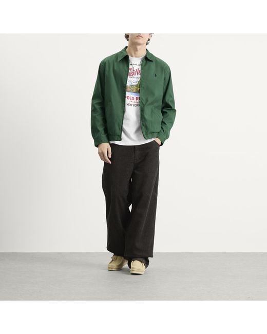 Polo Ralph Lauren Bi-Swing Harrington Jacket in Green for Men