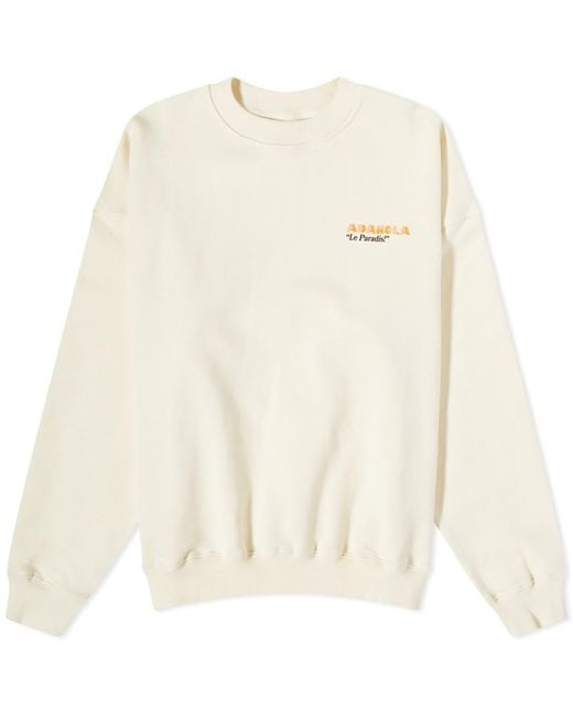 ADANOLA White Resort Sports Oversized Sweatshirt