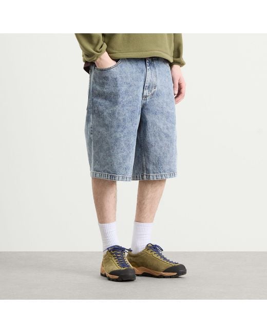 POLAR SKATE Blue Big Boy Denim Shorts for men
