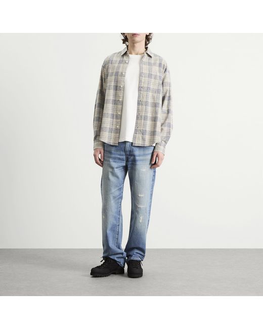 Levi's Blue Tab Anchor Relaxed Selvedge Jeans for men