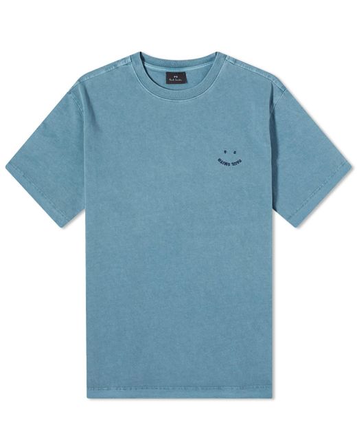 Paul Smith Blue Ps Happy T-Shirt for men